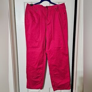 Pink Chinos Relaxed Fit Pants